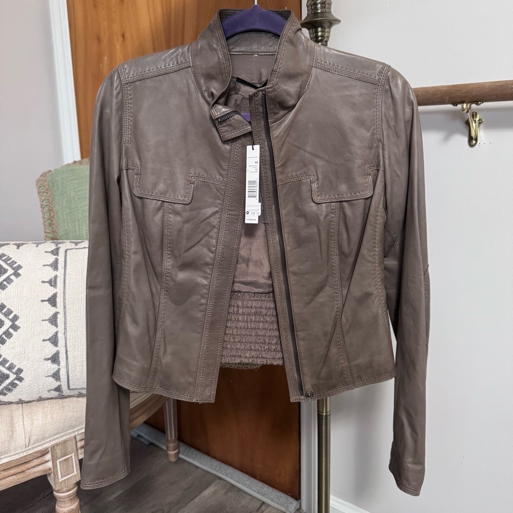Buttersoft Leather Jacket Elie Tahari